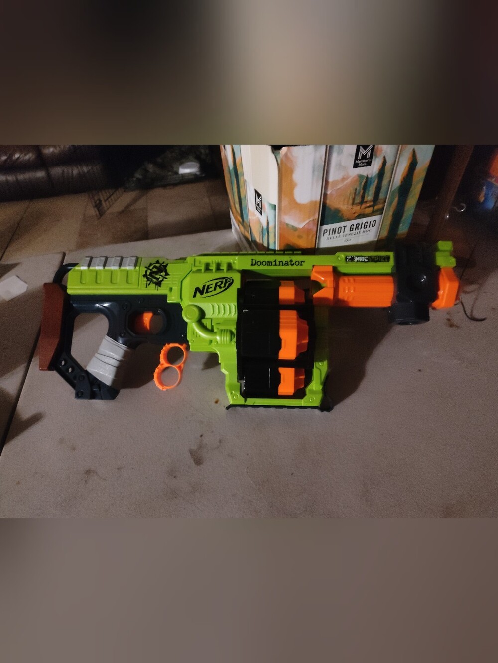 Nerf Doominator Blaster in Lime Green & Safety Orange